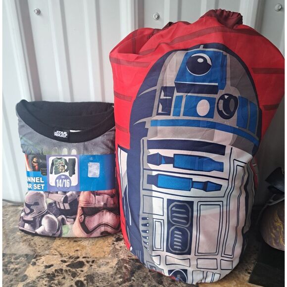 STAR WARS Sleeping Bag 52×28  Pajamas 14/16 MASK Lot - Picture 4 of 16